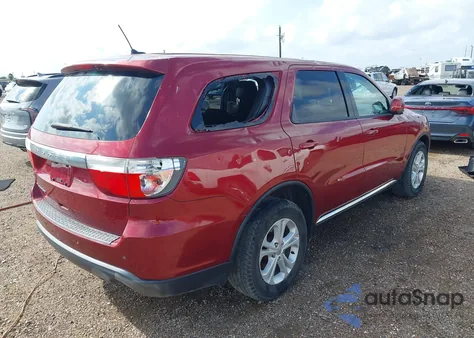2013 Dodge Durango Sxt from USA, damaged, VIN 1C4RDHAG5DC678317